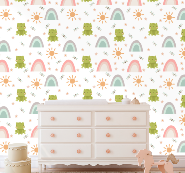 Tapete Baby verspielte drachen - TenStickers
