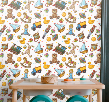 Tapete Baby verspielte kinderzimmermotive - TenStickers