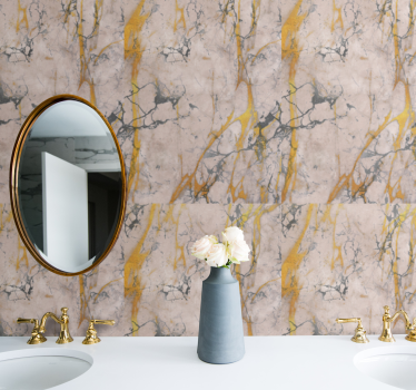 Tapete Badezimmer edles marmor-finish - TenStickers