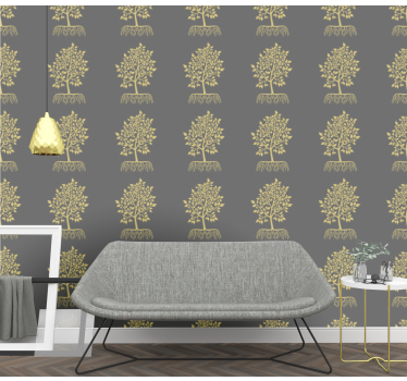 Tapete baum mit baumartigem motiv - TenStickers