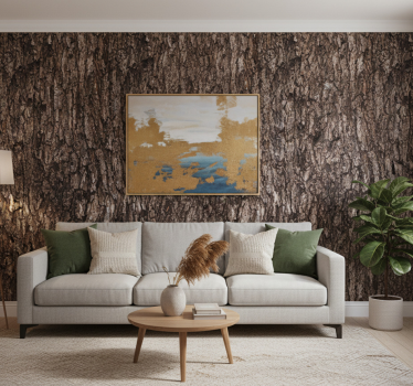 Tapete baum mit realistischer rinde - TenStickers