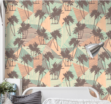 Tapete Natur tropische Silhouetten - TenStickers