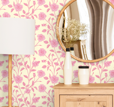 Tapete Eingang bezauberndes blumenarrangement - TenStickers