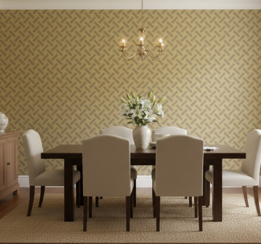 Tapete esszimmer chevron zickzack - TenStickers
