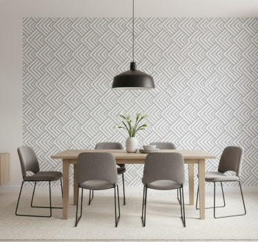 Tapete esszimmer geometrisches labyrinth - TenStickers