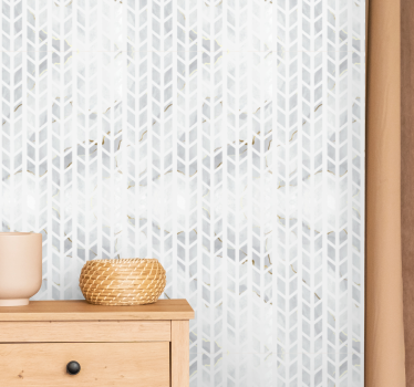 Tapete eingang mit modernem gemustertem design - TenStickers