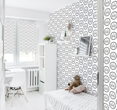 Tapete Jugendzimmer Handballmotiv - TenStickers