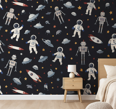 Tapete kinderzimmer für kosmische kinder - TenStickers