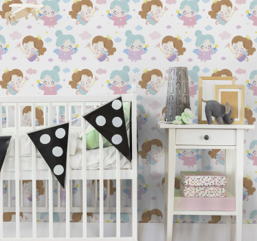 Tapete Baby magisches fee-muster - TenStickers