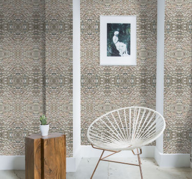 Muster Tapete organische textur eleganz - TenStickers