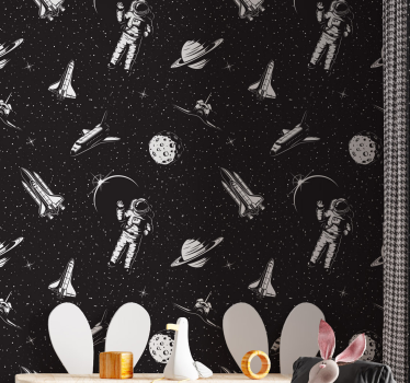 Tapete Sternenhimmel astronauten im weltraum - TenStickers
