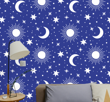Tapete Sternenhimmel himmelskörper motiv - TenStickers