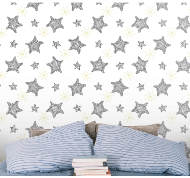 Tapete sternenhimmel mit sternenmuster - TenStickers