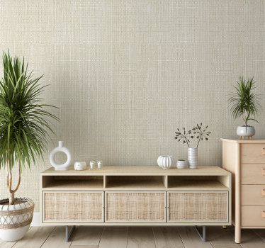 Tapeten Textur tamilischer stoff beige - TenStickers