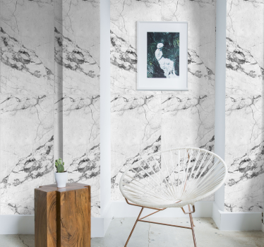 Wohnzimmer Tapete Marmormuster - TenStickers