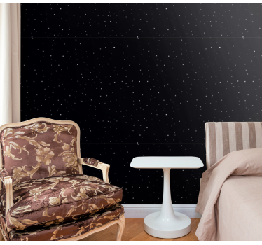 Schlafzimmer Tapete Jugendzimmer Sterne Sternenhimmel - TenStickers